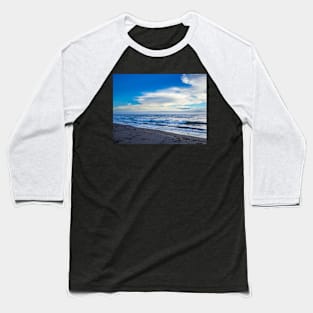 Cold Day at the Beach, New-Brunswick Canada V1 Baseball T-Shirt